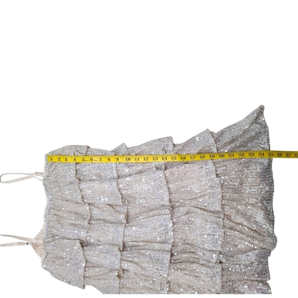 Vestique Sequin Tiered Party Dress Size Medium - Picture 7 of 13